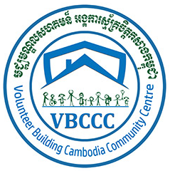 Volunteer Building Cambodia Community Center